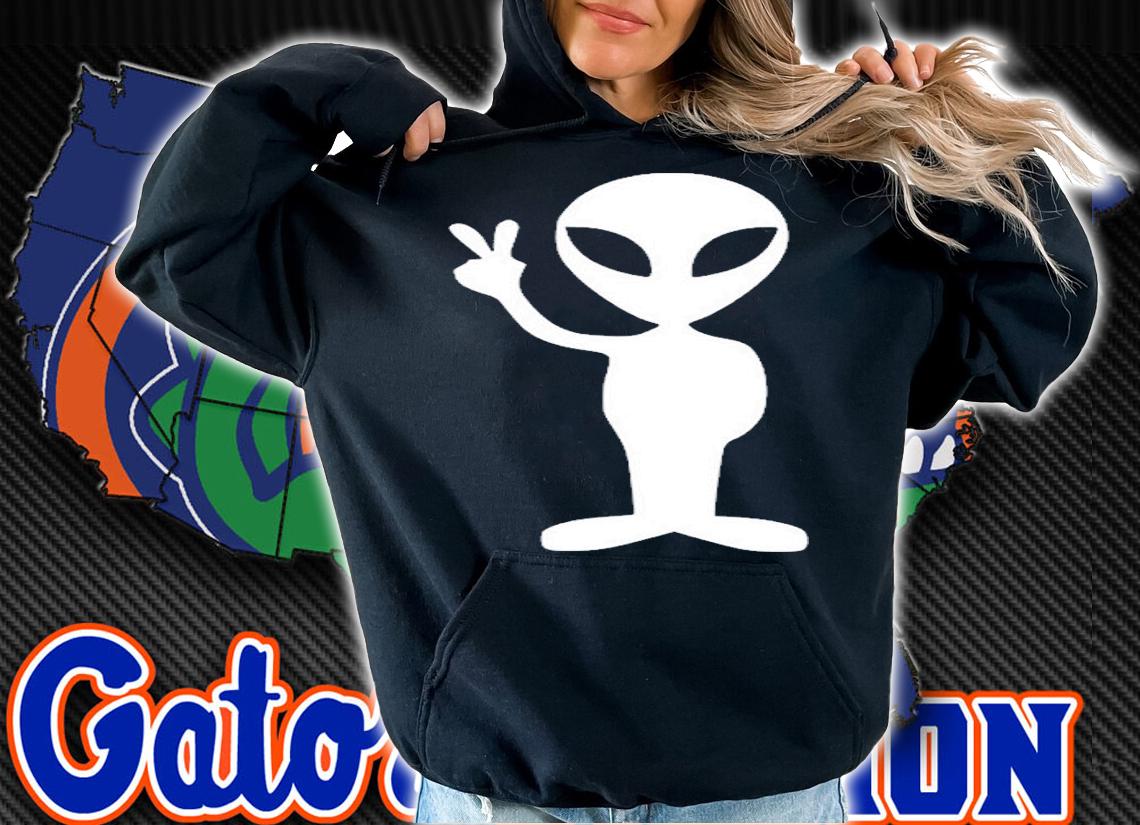 Ufo Alien Peace Sign T-Shirt t-shirt