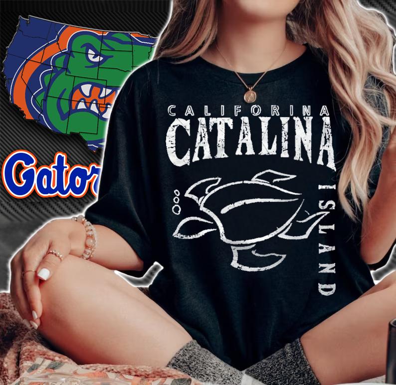 Catalina Island Turtle Lover Zip T-shirt t-shirt woman shirt