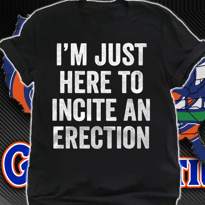 Im Just Here To Incite An Erection shirt t-shirt shirt
