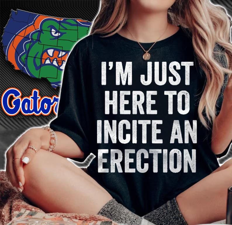 Im Just Here To Incite An Erection shirt t-shirt woman shirt