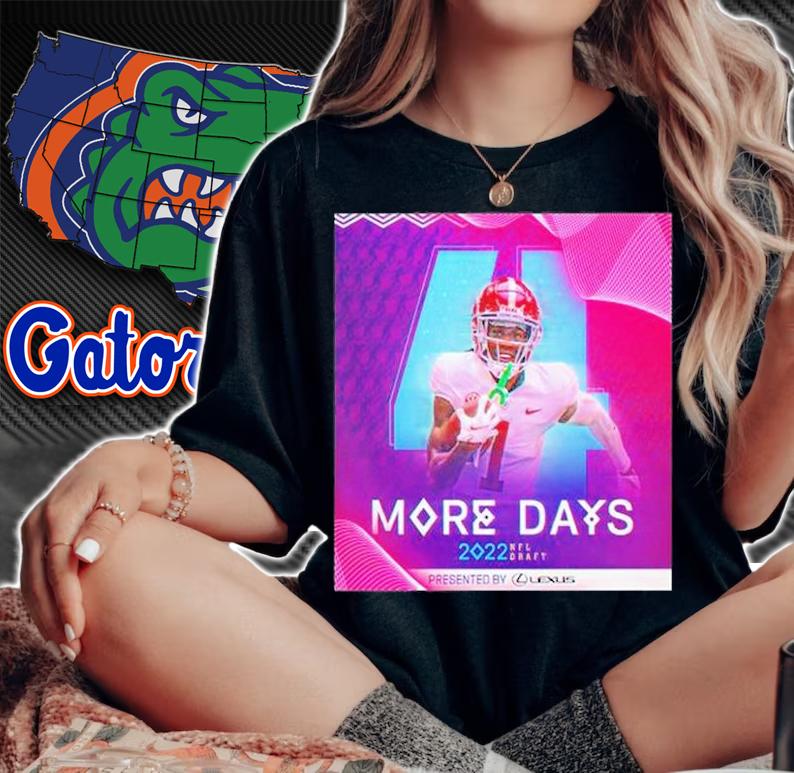 Jameson Williams More Days 2022 Nfl Draft T-Shirt t-shirt woman shirt