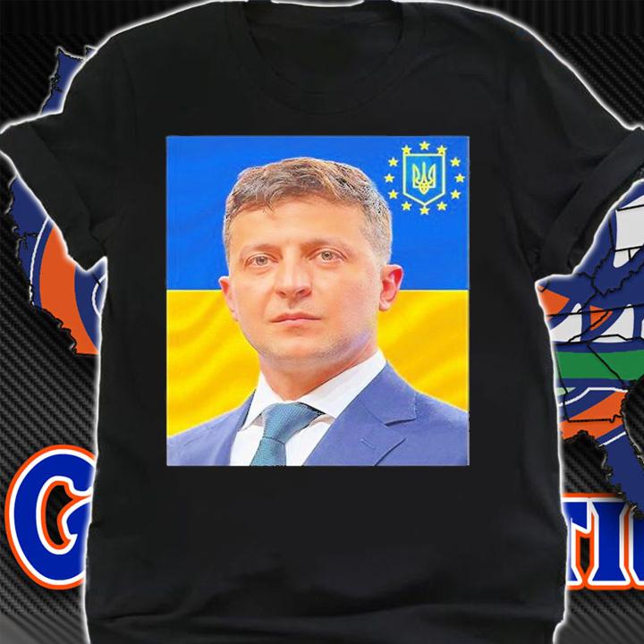 President Of Ukraine Volodymyr Zelensky Stand With Ukraine T-Shirt t-shirt