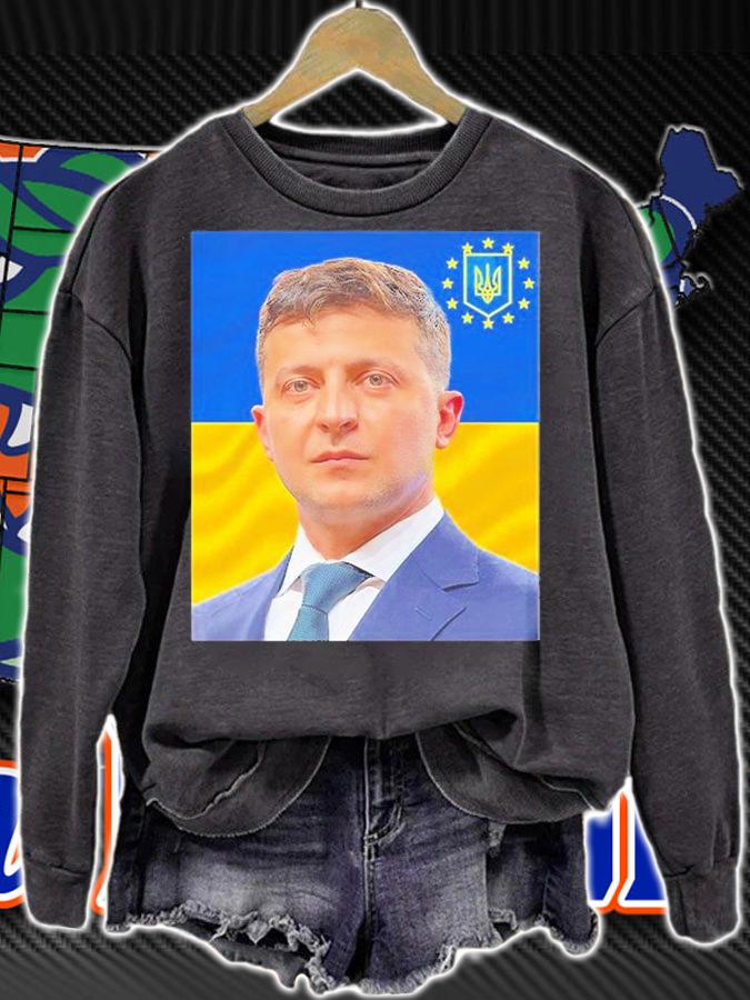 President Of Ukraine Volodymyr Zelensky Stand With Ukraine T-Shirt t-shirt