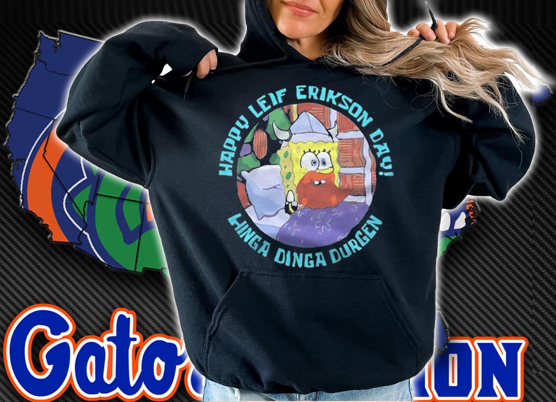Simpson Happy Leif Erikson Day Hinga Dinga Durgen Shirt t-shirt