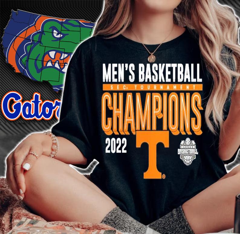 Tennessee Volunteers 2022 SEC Tournament Champions basketball shirt t-shirt