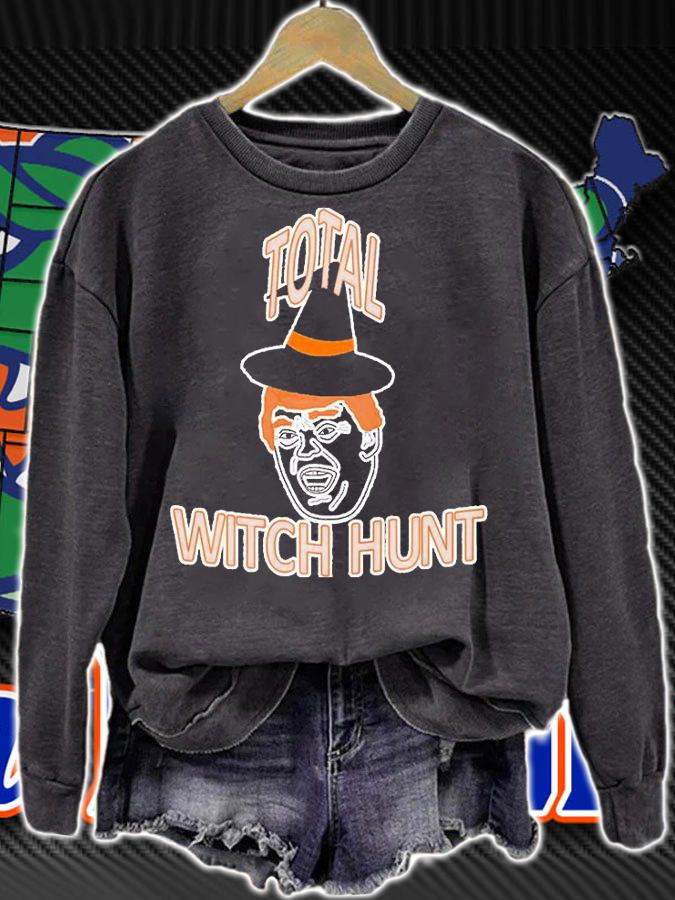 Total Witch Hunt Trump Funny Natural T-Shirt t-shirt sweatshirt