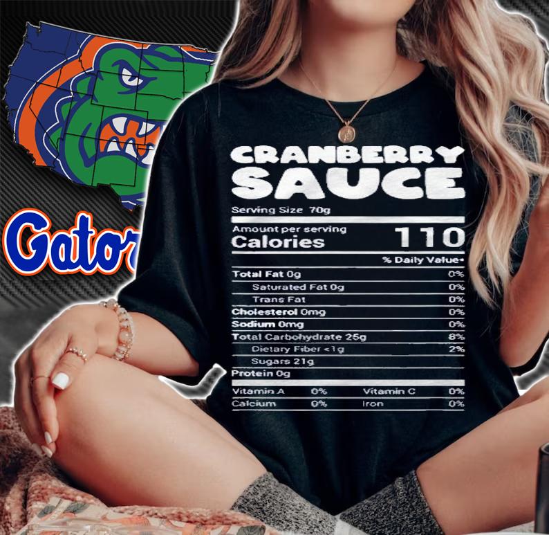 Cranberry Sauce Nutrition Funny Christmas Matching Costume Shirt t-shirt woman shirt