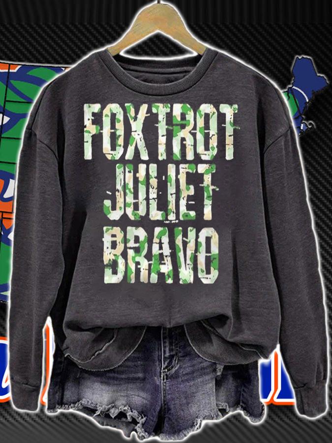 Foxtrot Juliet Bravo Shirt t-shirt sweatshirt