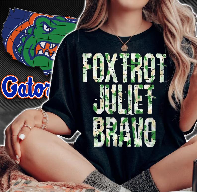 Foxtrot Juliet Bravo Shirt t-shirt woman shirt