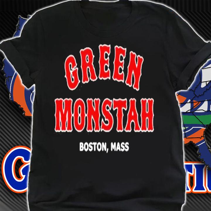 Green Monstah Funny Boston Mass New England Sports T-Shirt t-shirt shirt