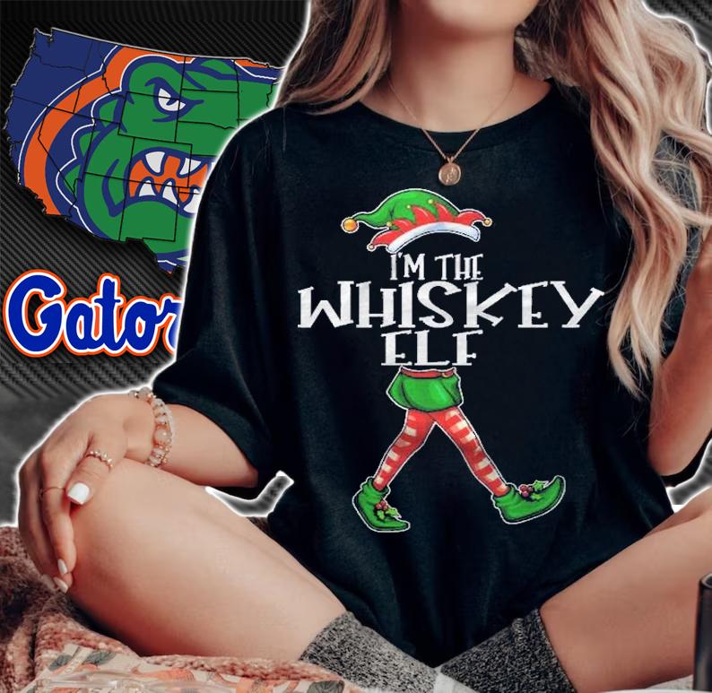 Im The Whiskey Elf Group Christmas Matching Family Funny Shirt t-shirt woman shirt