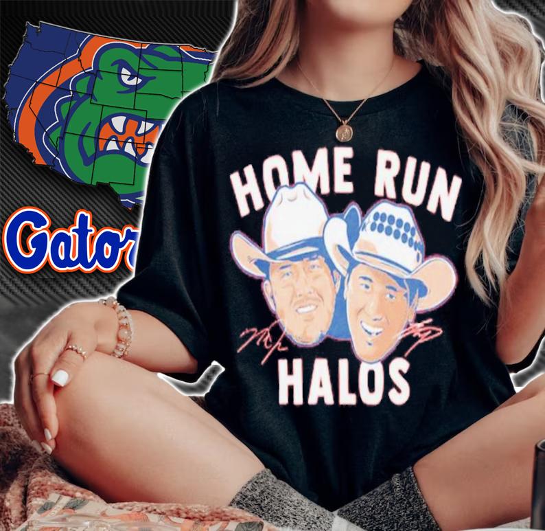 Mike Trout and Shohei Ohtani home run Halos signatures shirt t-shirt woman shirt