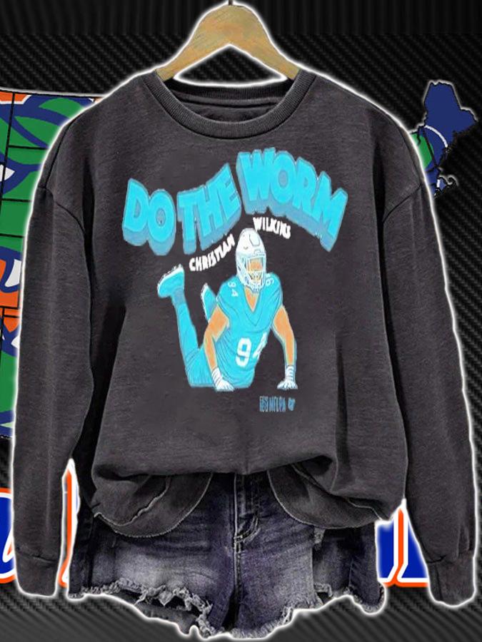 Christian Wilkins Football Do The Worm Shirt t-shirt