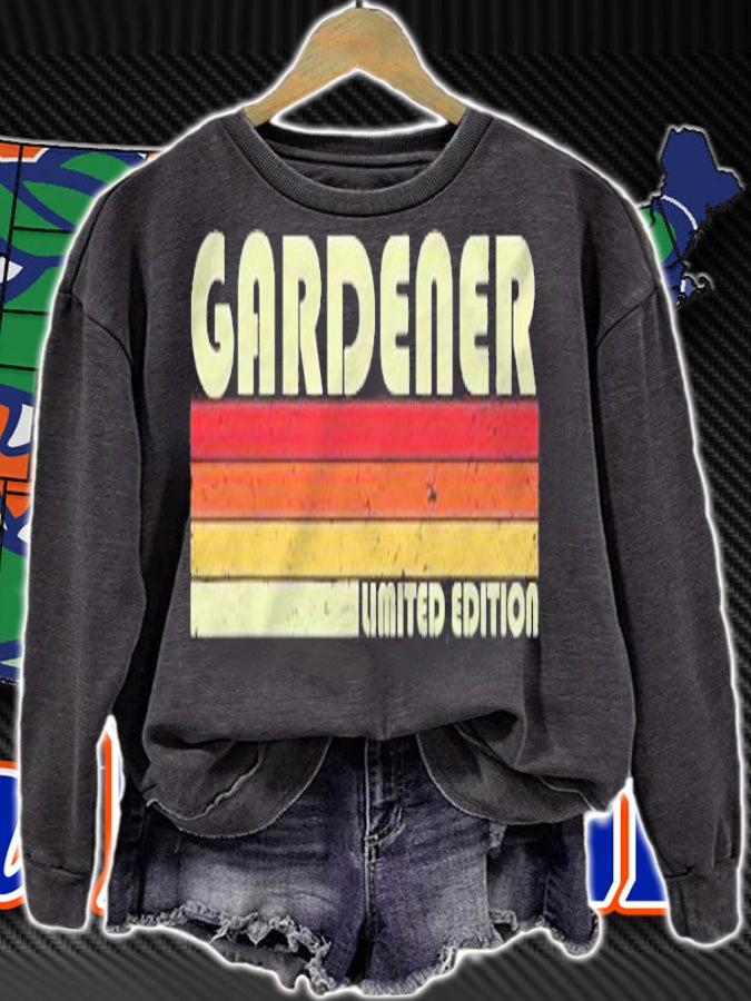 Gardener Funny Job Title Profession Birthday Worker Idea shirt t-shirt sweatshirt