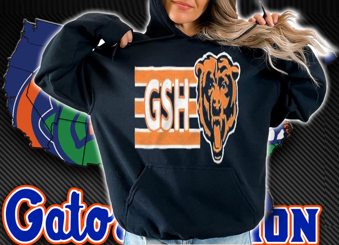 Gsh on Chicago Bears logo T-shirt t-shirt hoodie