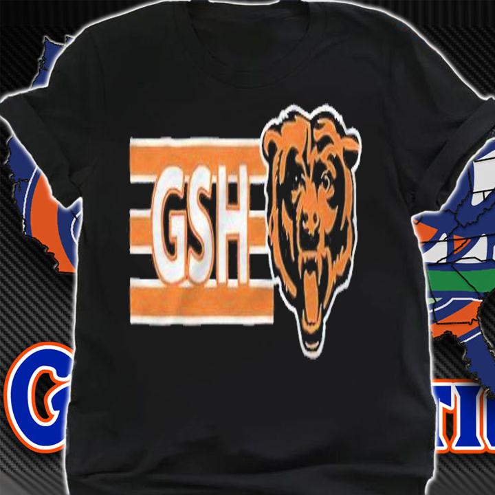Gsh on Chicago Bears logo T-shirt t-shirt shirt