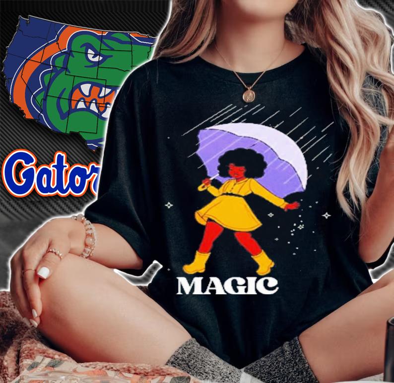 Morton Salt Girl Magic Umbrella Shirt t-shirt woman shirt