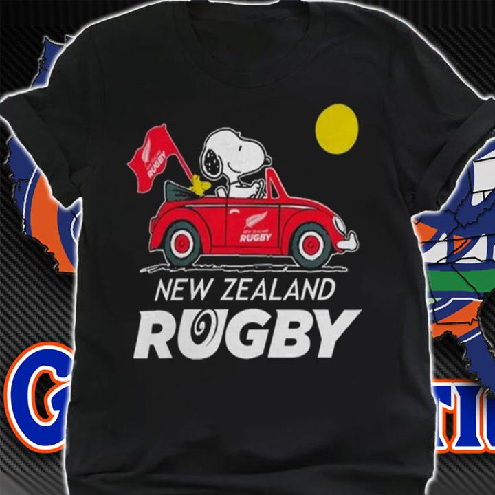 New Zealand Rugby Snoopy And Woodstock t-shirt