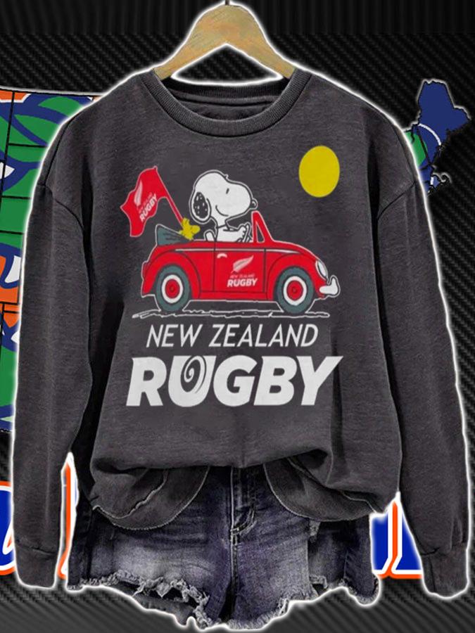 New Zealand Rugby Snoopy And Woodstock t-shirt