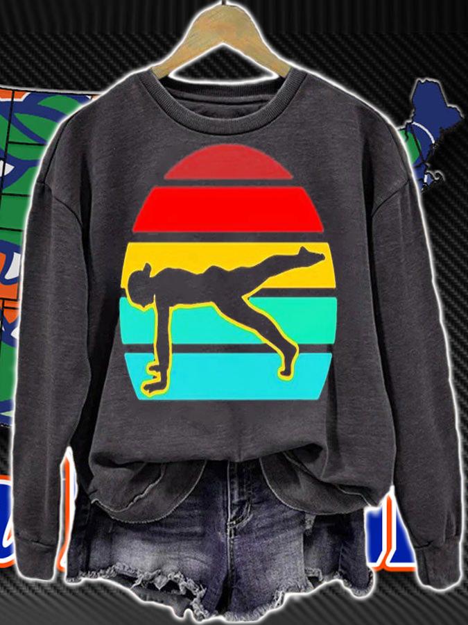 Rainbow Pilates Gymnastics Pilates Lover Vintage Gifts T-Shirt t-shirt sweatshirt