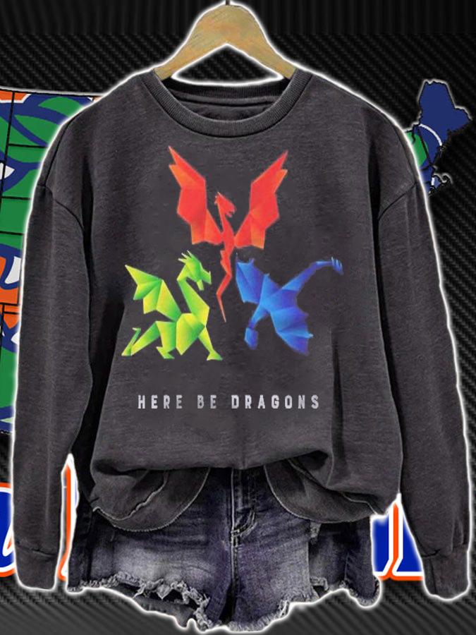Scp-1762 Where The Dragons Went Origami Style Dragons Classic shirt t-shirt sweatshirt