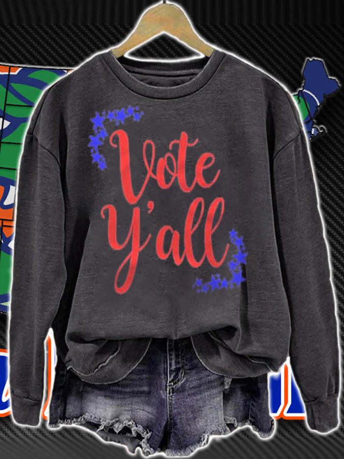 Vote Yall Vote Trump Election 2024 Ver2 Shirt t-shirt sweatshirt