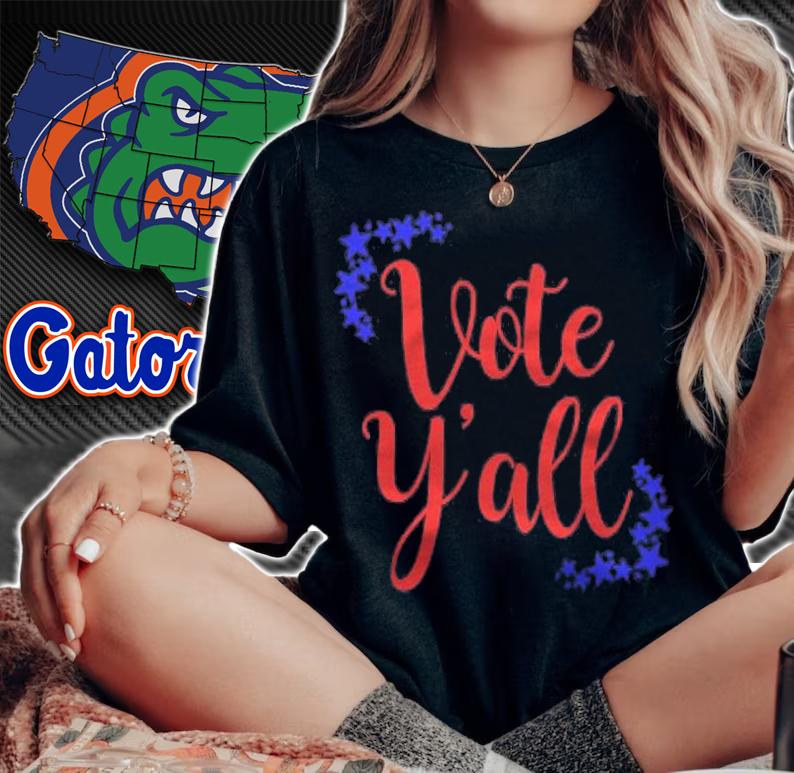 Vote Yall Vote Trump Election 2024 Ver2 Shirt t-shirt woman shirt