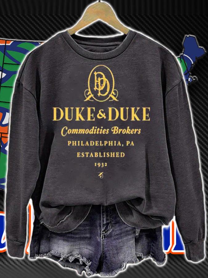 Duke And Duke Commodities Brokers Commodities Brokers Philadelphia Shirt sweatshirt