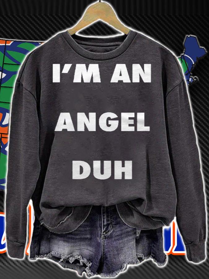 Easy Halloween Angel Costume For Men Women Kids Shirt sweatshirt