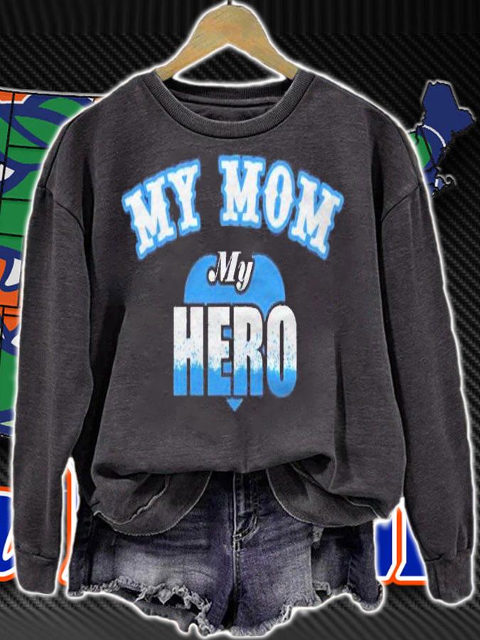 Family 365 My Mom My Hero Mothers Day Giif Shirt