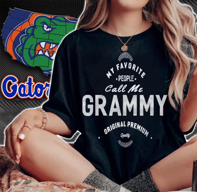 Graphic 365 My Favorite People Call Me Grammy Mothers Day Shirt woman shirt
