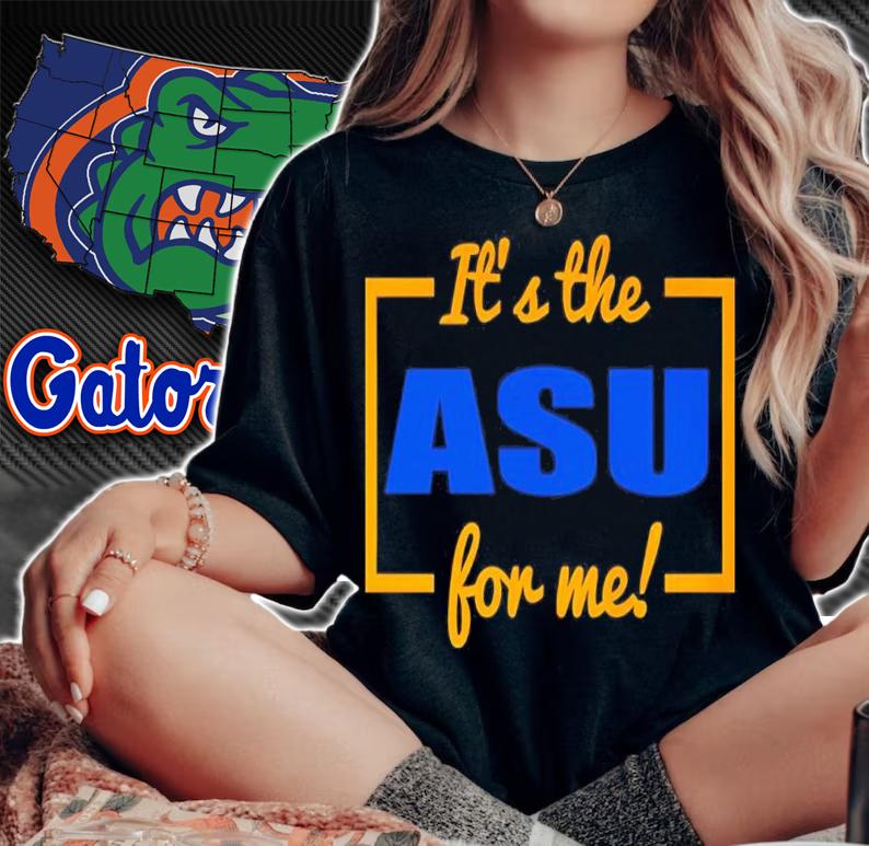 It's The ASU For Me Blue Shirt woman shirt
