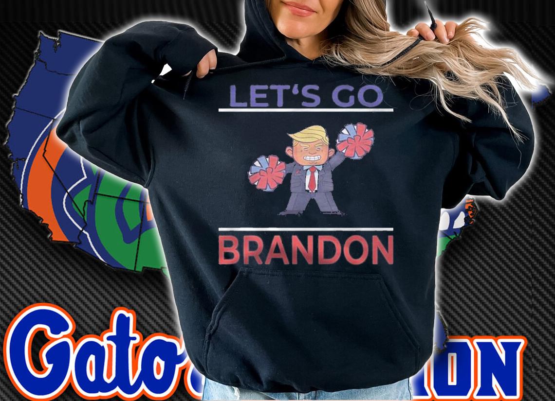 New Design let's Go Brandon Conservative Anti Liberal American Flag Pro Trump T-Shirt hoodie