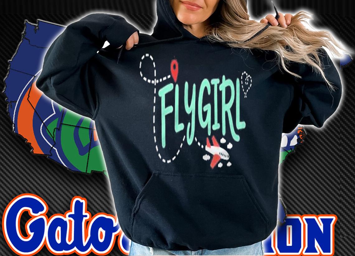 Pilot Girl Airplane Flight Attendant T-shirt