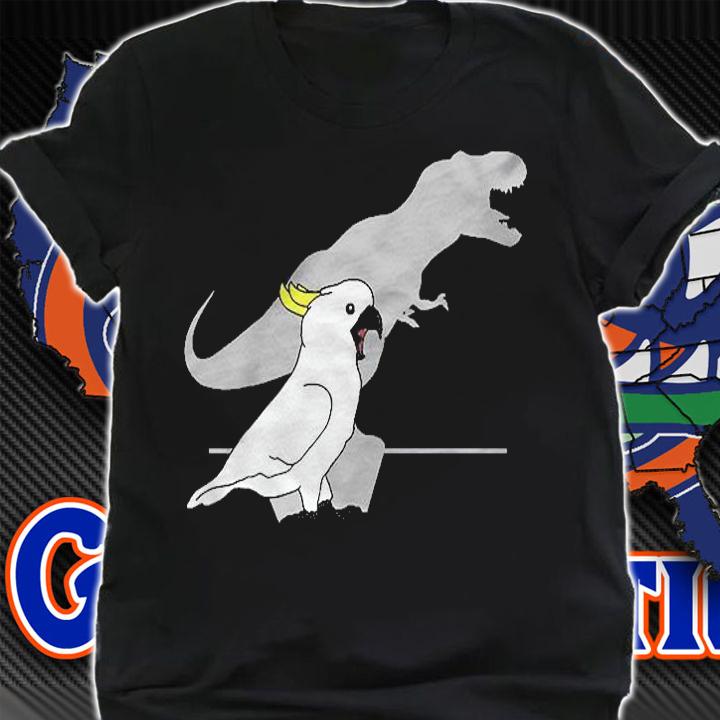 Sulphur Crested Cockatoo T Rex Birb Memes Dinosaur Parrot Shirt