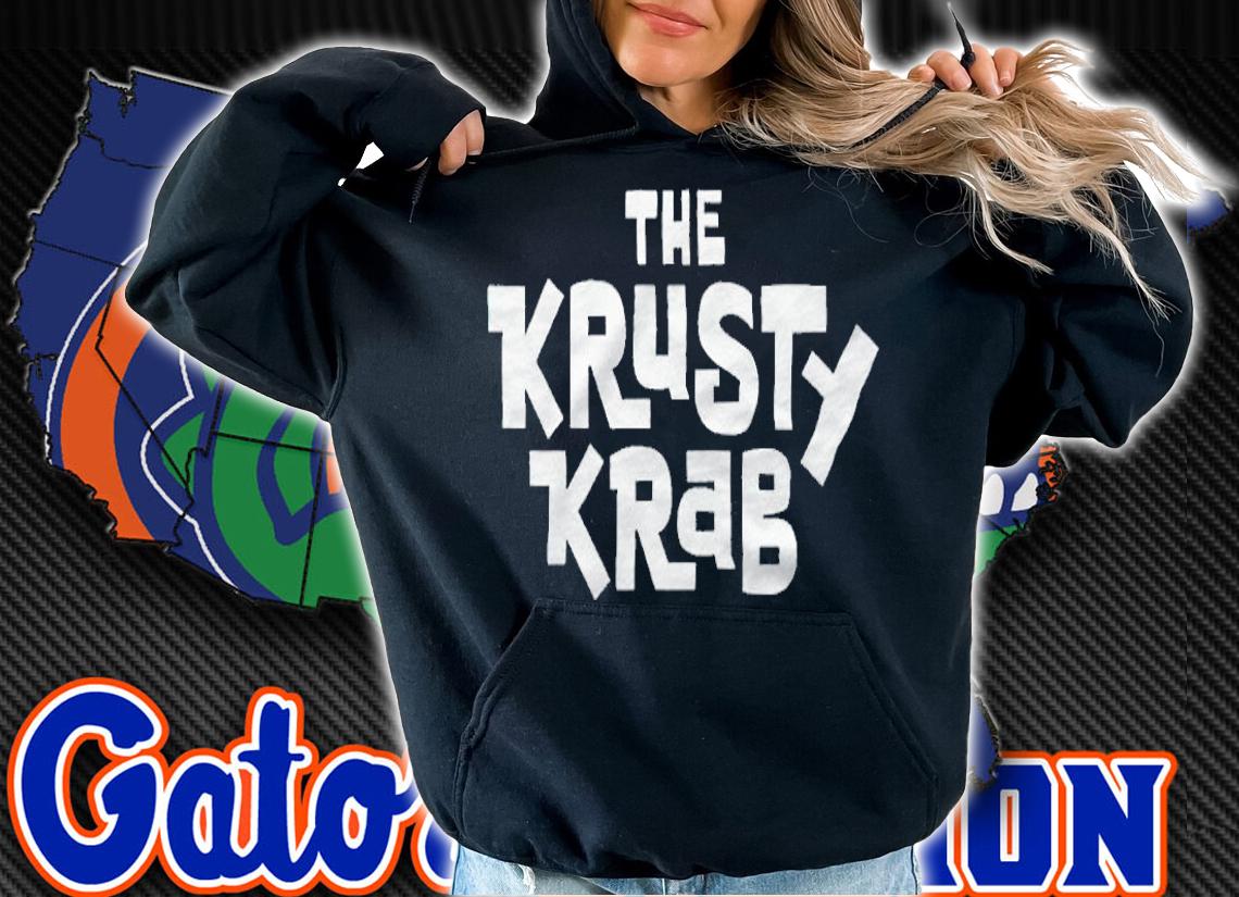 The Krusty Krab text logo T-shirt hoodie