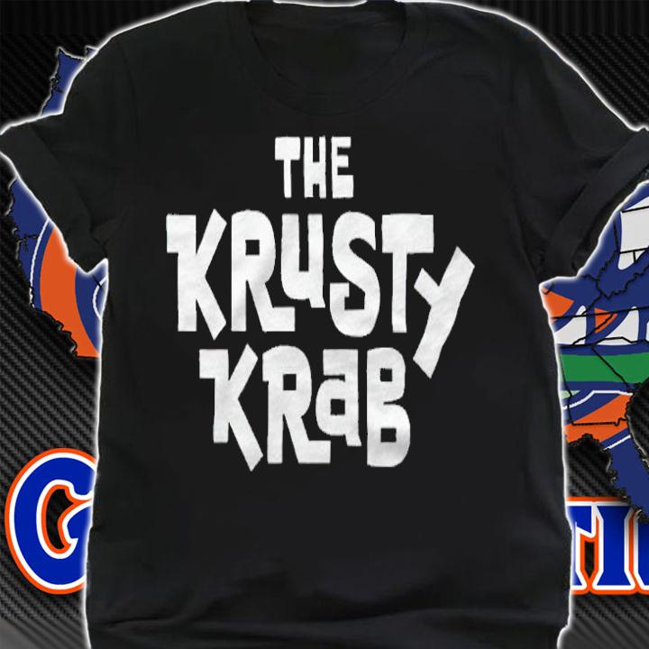 The Krusty Krab text logo T-shirt shirt