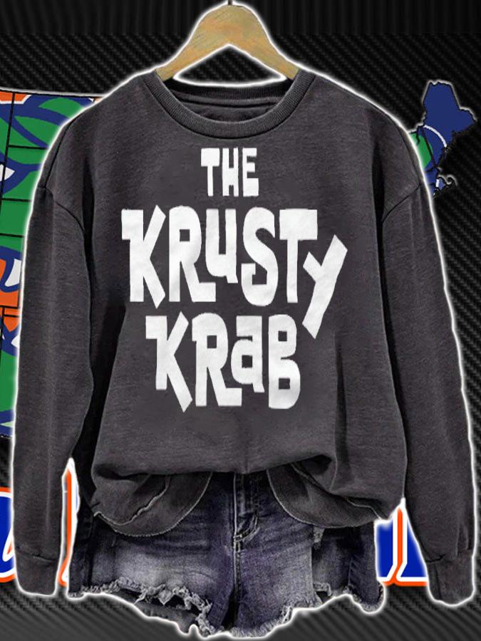 The Krusty Krab text logo T-shirt sweatshirt