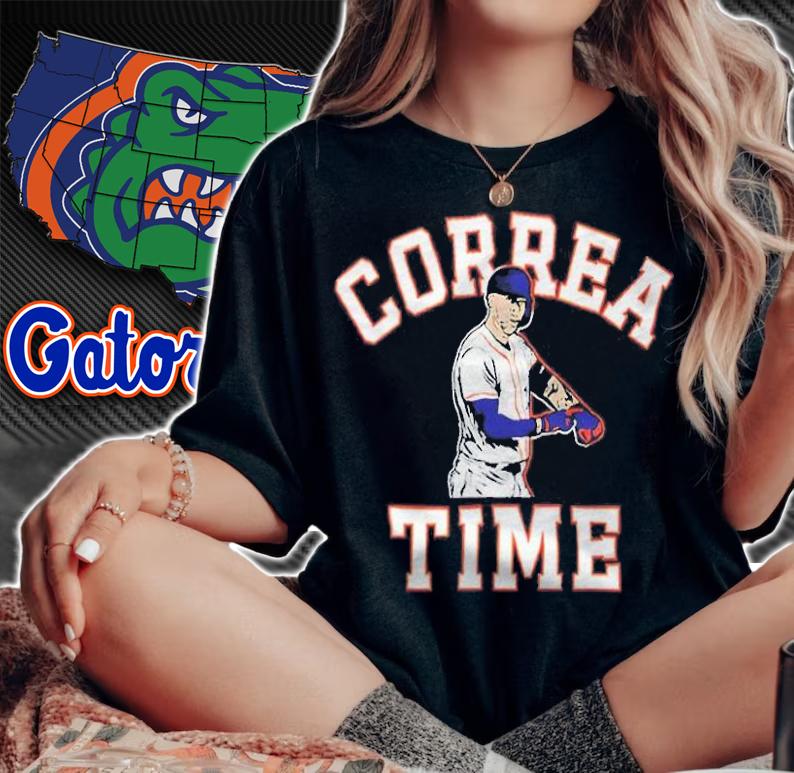 Houston Astros baseball Correa Time 2021 T-shirt