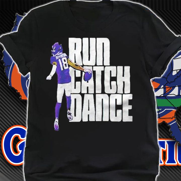 Justin Jefferson run catch dance T-shirt shirt