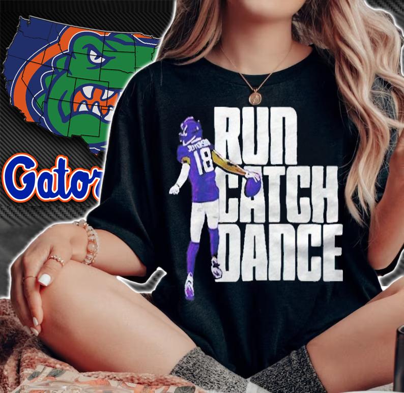 Justin Jefferson run catch dance T-shirt woman shirt