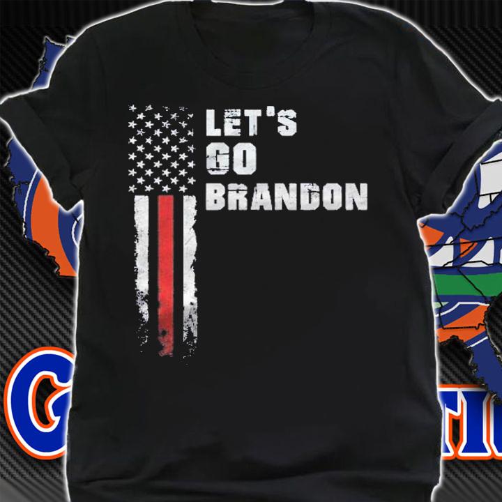 Lets Go Brandon Funny Conservative Anti Liberal Us Flag Shirt