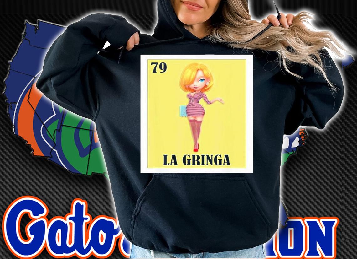 Spanish Blondie Lottery Design Mexican Bingo La Gringa T-Shirt