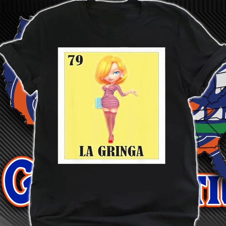 Spanish Blondie Lottery Design Mexican Bingo La Gringa T-Shirt