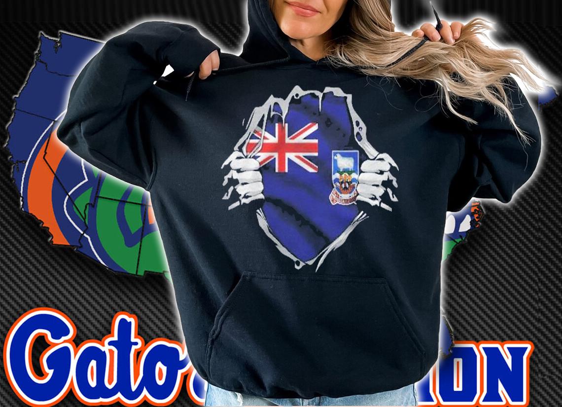 Super Falkland Islander Heritage Falkland Islands Roots Flag Shirt hoodie