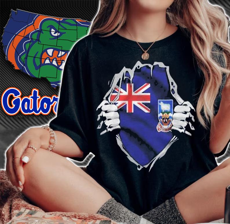 Super Falkland Islander Heritage Falkland Islands Roots Flag Shirt woman shirt