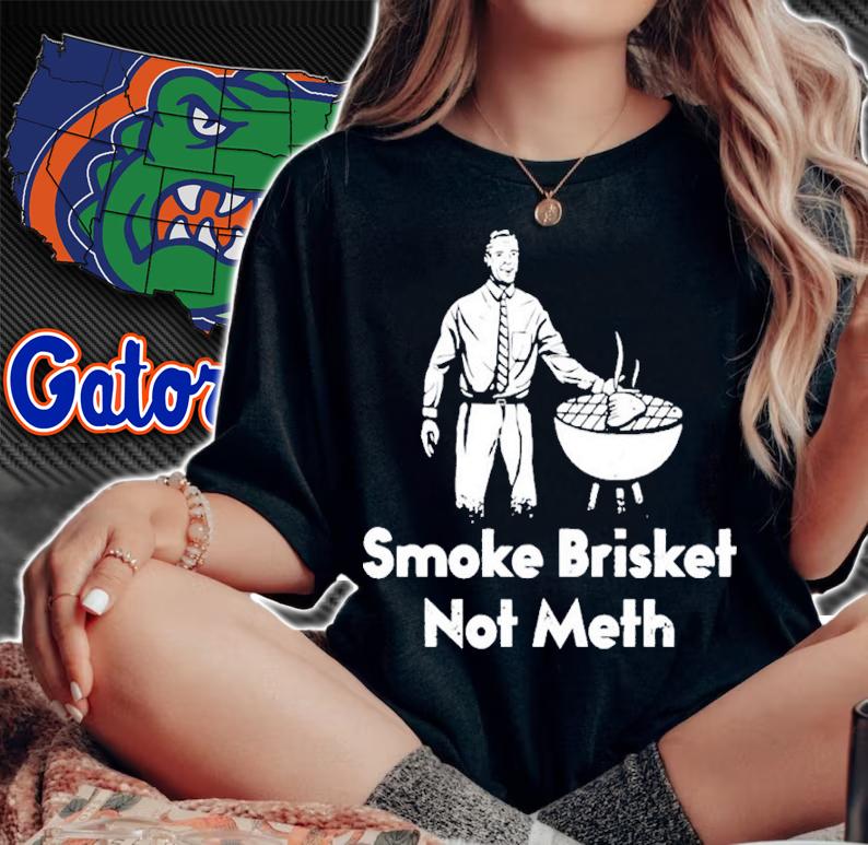The BBQ Smoke Brisket Not Meth Shirt woman shirt