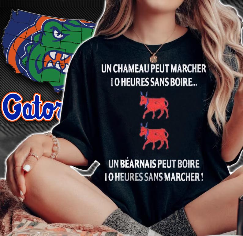 Un Chameau Peut Marcher 10 Heures Sans Boire Un Bearnais Peut Boire 10 Heures Sans Marcher Shirt woman shirt