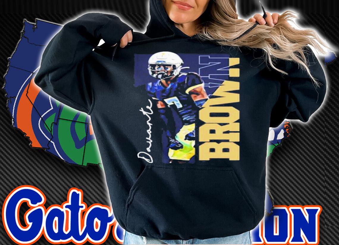 Coach Gus Malzahn Wearing Davonte Brown Shirt hoodie