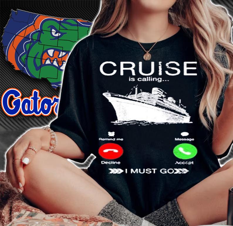 Hold On My Cruise Ship Travel Is Calling Gift T-Shirt woman shirt